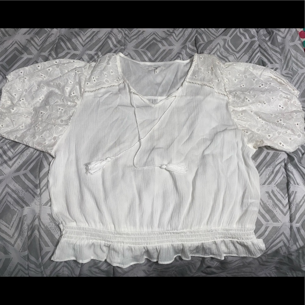 Maurice’s White Blouse